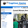 Online game featuring photos and captions